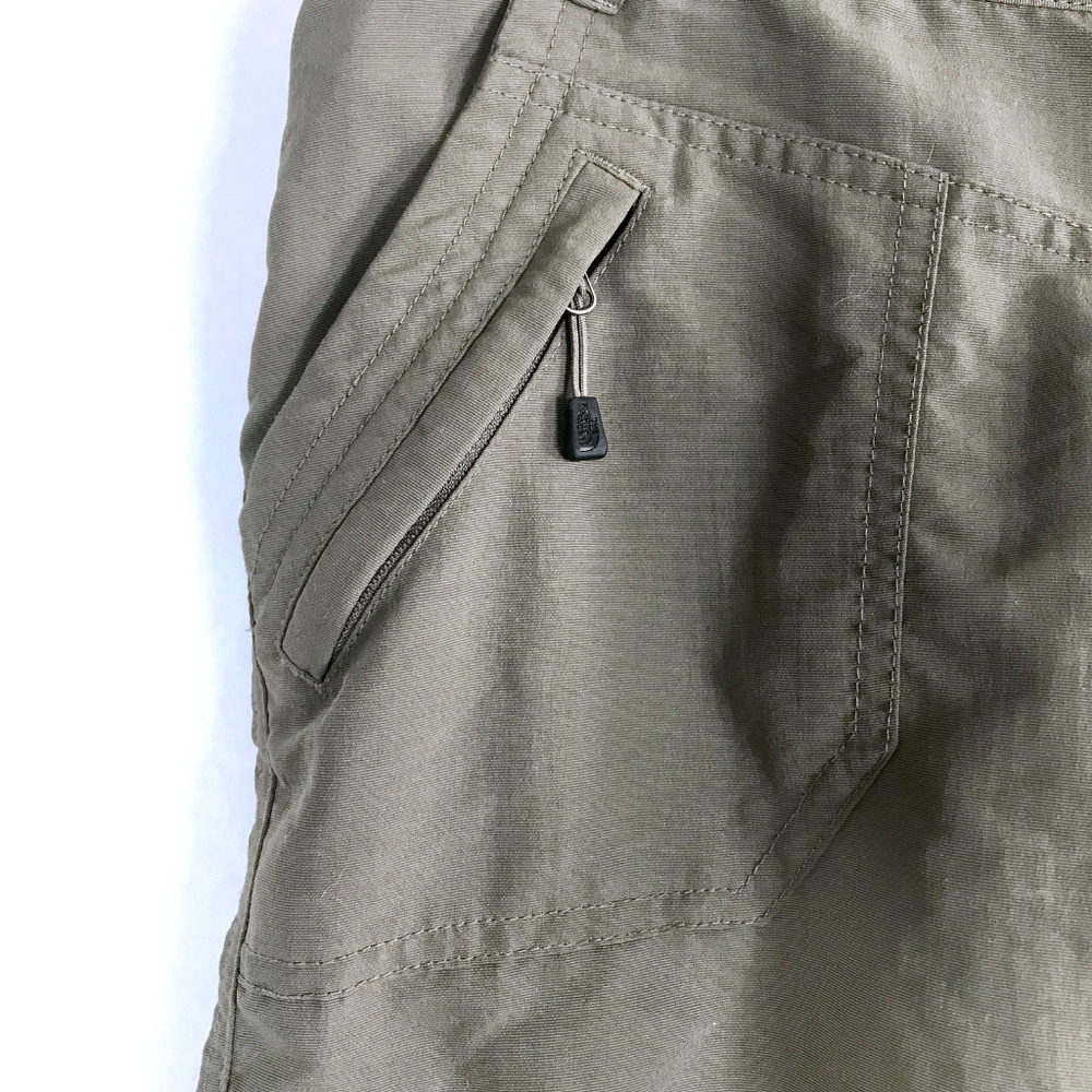 NWOT North Face Olive Nylon Hiking Shorts - Picture 3 of 8
